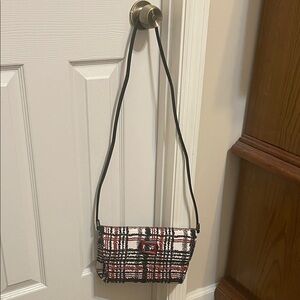 J. Renee Plaid Crossbody Bag - Black, Red, White